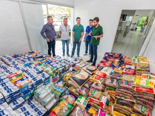 Feiraço rende três toneladas em doações para Banco de Alimentos