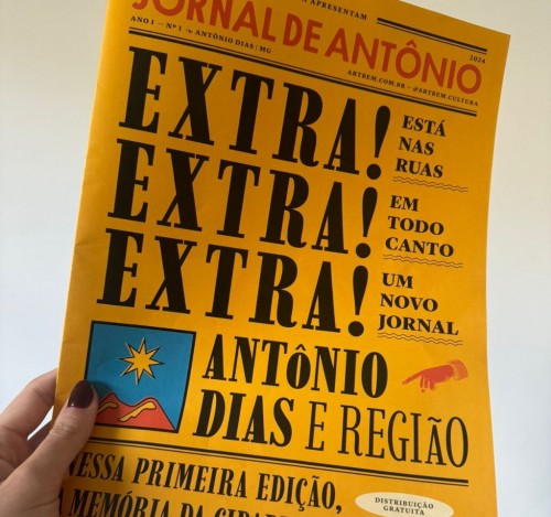 Jornal de Antônio é a mais nova publicação que circula em Antônio Dias